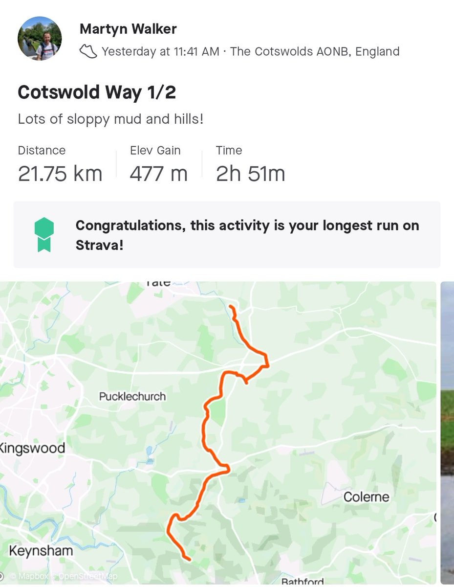 martynwalker93's tweet photo. Yesterday's 1/2, first one since April 2021 #longrun #trails #lotsofmud #lotsofwater #lotsofice #itwascold #poopedafterthat #sotired😴 #feelinggoodthough https://t.co/VpSVckNnGG