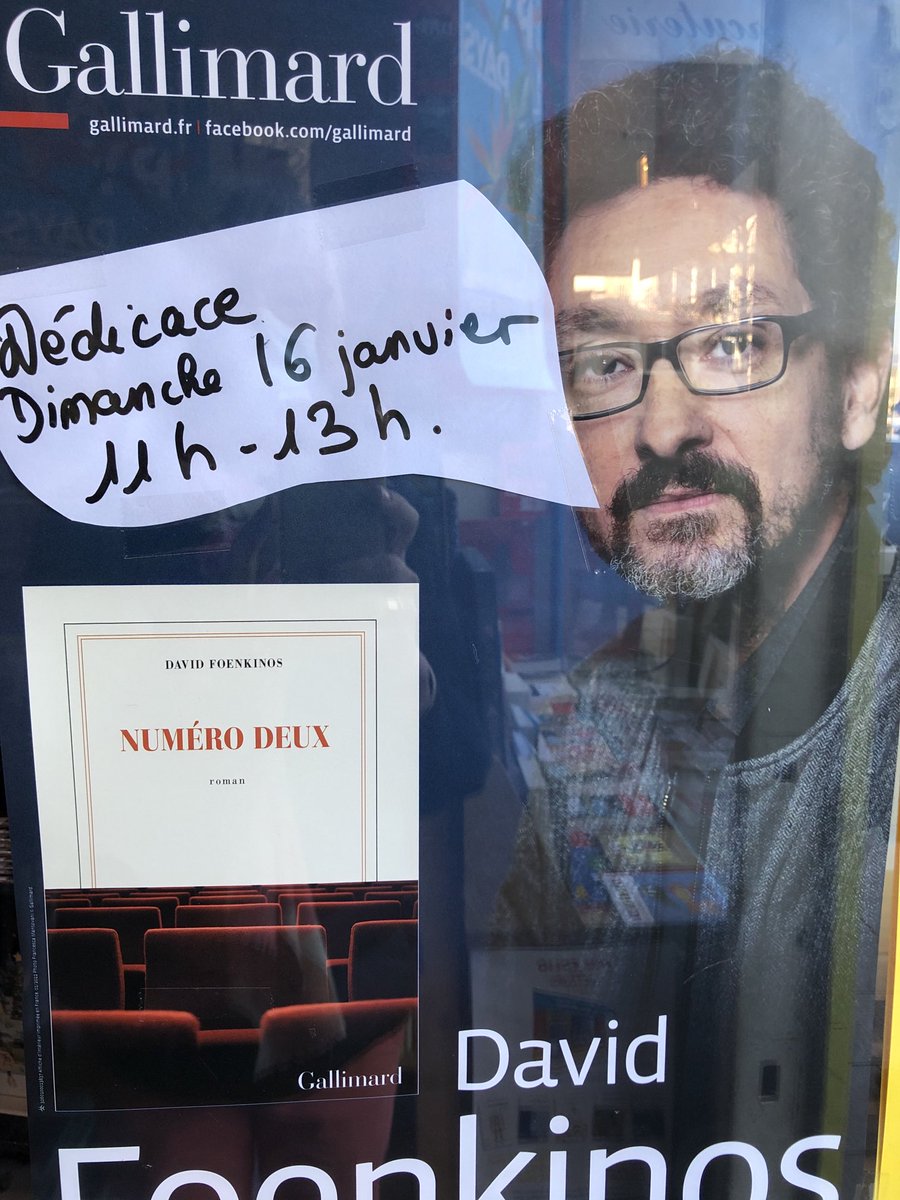 FOENKINOS’MORNING ! À tout à l’heure à la librairie Mots en Marge pour une séance de dédicace conviviale et détendue !
⁦<a href="/Lagarenne/">La Garenne-Colombes</a>⁩ ⁦<a href="/DavidFoenkinos/">David Foenkinos</a>⁩
