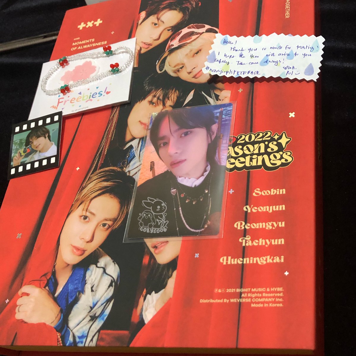 cozysoob's tweet photo. — #sky_mails ✿ ꒰ txt sg22 ꒱

my sg22 arrived na !! thank you so much for being kind and accommodating, @namjinpls ♡ the packaging was very safe and i appreciate the freebies sm >__< thank you again, til our next transaction !! <3

 #namjinplsfeedback ☻ https://t.co/mmFsy93vpK
