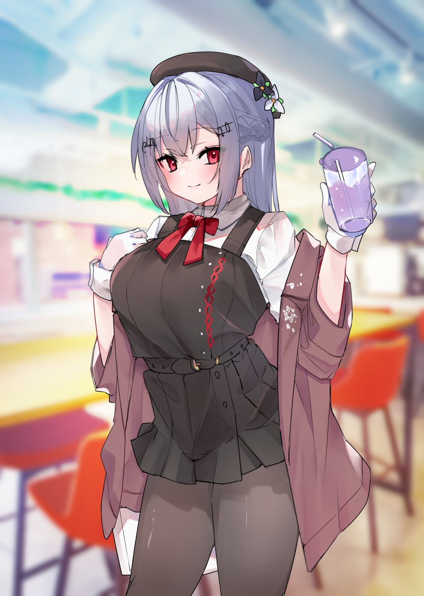 「#はかせレポート 

配信で「制服みたいだけど制服じゃない服が好き」的な話をして」|八代明日華（やよいあすか）⚗のイラスト