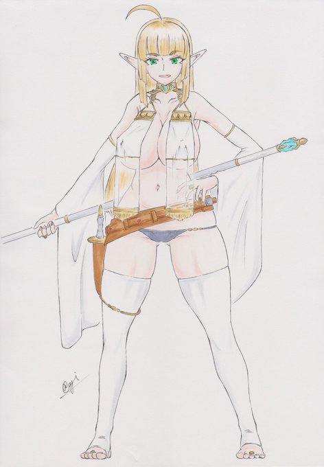 依頼でキャラデザさせて貰った娘 