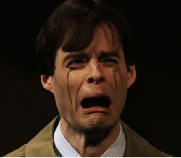 CIRCE_Electro's tweet photo. @TaikaWaititi Bill Hader is already ugly crying for my sins. Poor man. https://t.co/lgR7bmGtU8