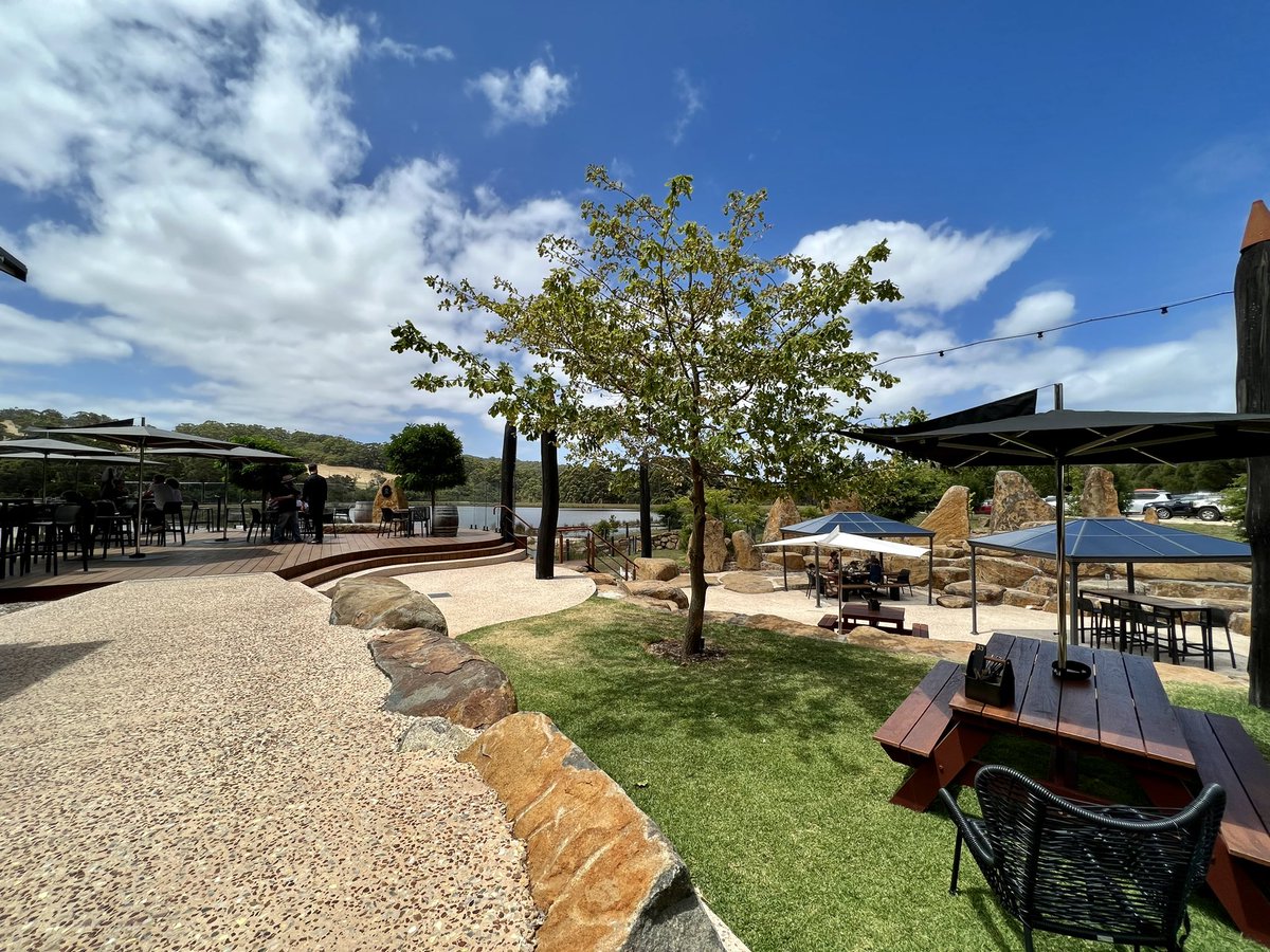 precisepath's tweet photo. Sweet arvo with friends for our 13th #wedding #Anniversary - lovely new venue βThe Damβ in #denmarkwa https://t.co/OBsfj535hD