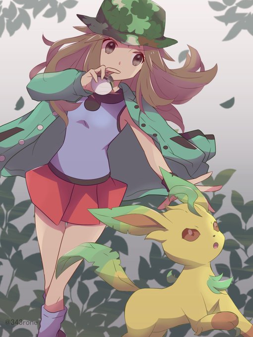 「leaf (pokemon)」Fan Art(Latest｜RT&Fav:50)