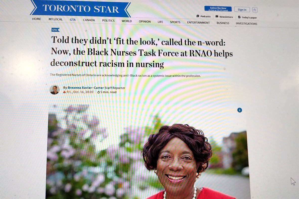 DorisGrinspun's tweet photo. @angelacooperbra @harveerpunia @RNAO @calinago @salthorne @marionzych @anitatsangsit @DaniaVersailles @Daria_A_JH @GulroseJiwani @KeshaJeffries @MauriceCoppin @ClaudetteHollow @LhamoDolkar1 @JeffriesKesha To YOU Dr. @angelacooperbra for stellar #leadership
BREAKING; #BlackNursesTaskForce report being released on February 01, 2022 It will be via Zoom and open to all.
@TorontoStar @CBCTheNational @CTVNews @blackdocscanada @UofTBMSA @UofTBMSA @breanna_xcarter
#BlackHistoryMonth https://t.co/7j76TFNxIR
