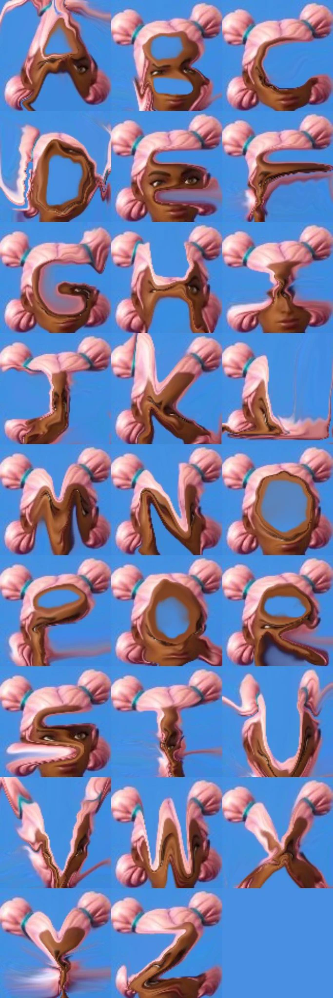 似たようなものをフォートナイトのスキンのシオナの顔で作ったことがあった  