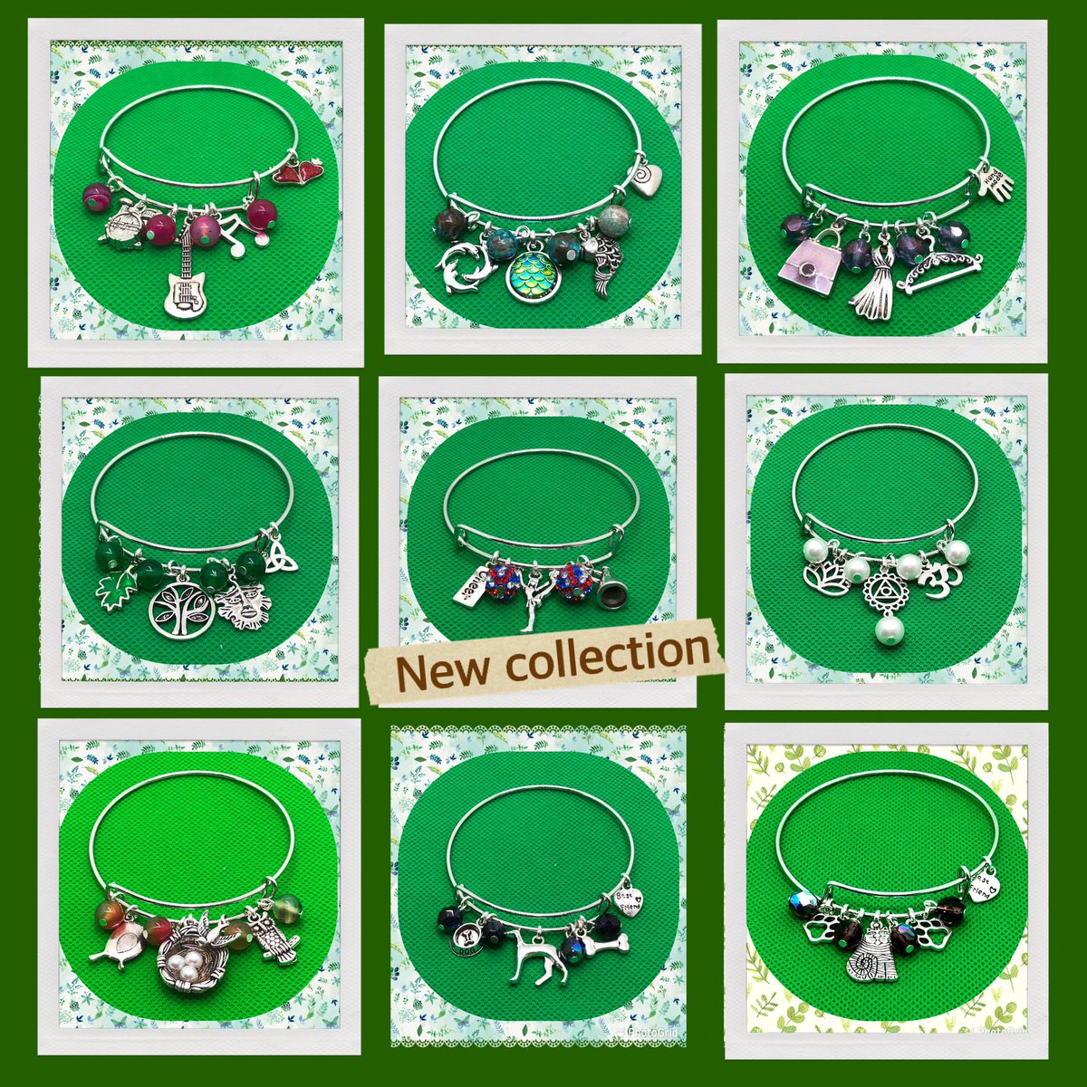 pirateswag1's tweet photo. Good morning #tweeterfriends a very Happy Sunday to you all. I thought I’d share my ‘new collection’ of bangle bracelets. What do you think? #pirateswag #ooakjewellery #banglebracelets #wowhandmade #themedbracelets #supportsmallbusiness #WomeninBusiness https://t.co/Emz6yJc43s