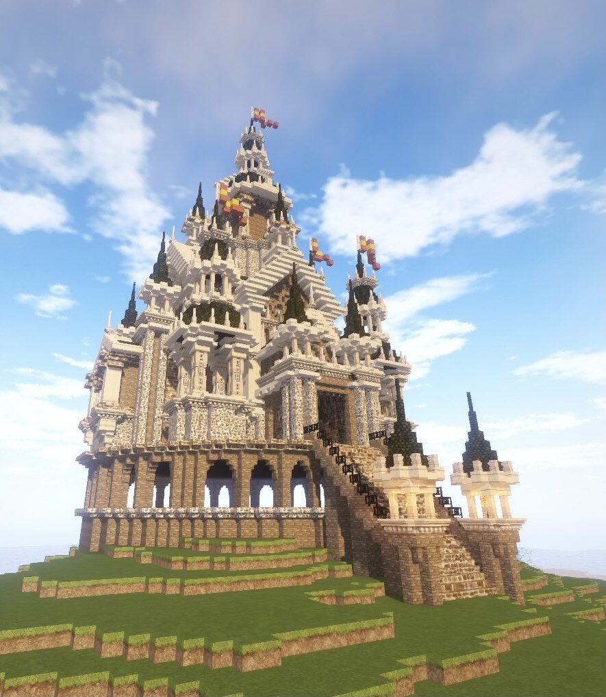 #Minecraft 
#Minecraftbuilds 
#minecraft建築コミュ 
3日でつくったおしろ。