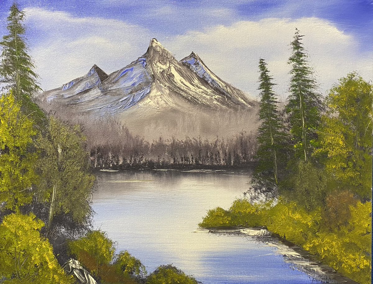 Looking forward to painting this #landscape on the #paintlikebobross today at #turnerspaintingschool #waltonhall #waltonhallgardens #warrington #cheshire #painting for #wellbeing