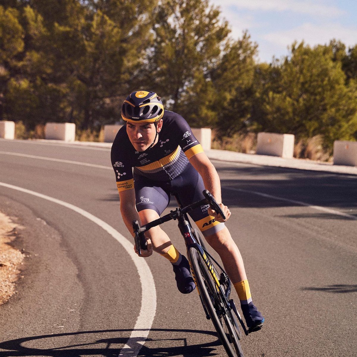 teamnovonordisk's tweet photo. 🚴♂️@DeclanIrvine putting the new @Argon18bike Sum Pro to the test. #AllTogetherFaster https://t.co/H7JyDq6uUF