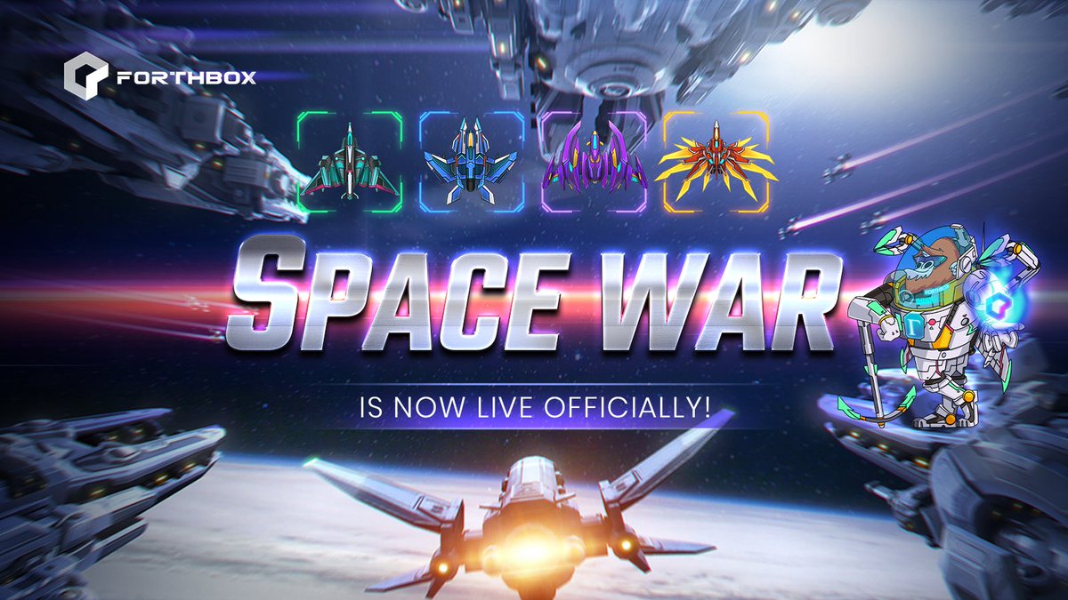 forthbox's tweet photo. The on-chain game Space War that self-developed by our team is available now!

Enjoy "Play, Social and Comment to Earn" in ForthBox!

👉https://t.co/yj9vw0adcR

#ForthBox #Metaverse #GameFi #NFTs #SocialFi  #BSC https://t.co/DPdtZEQgei