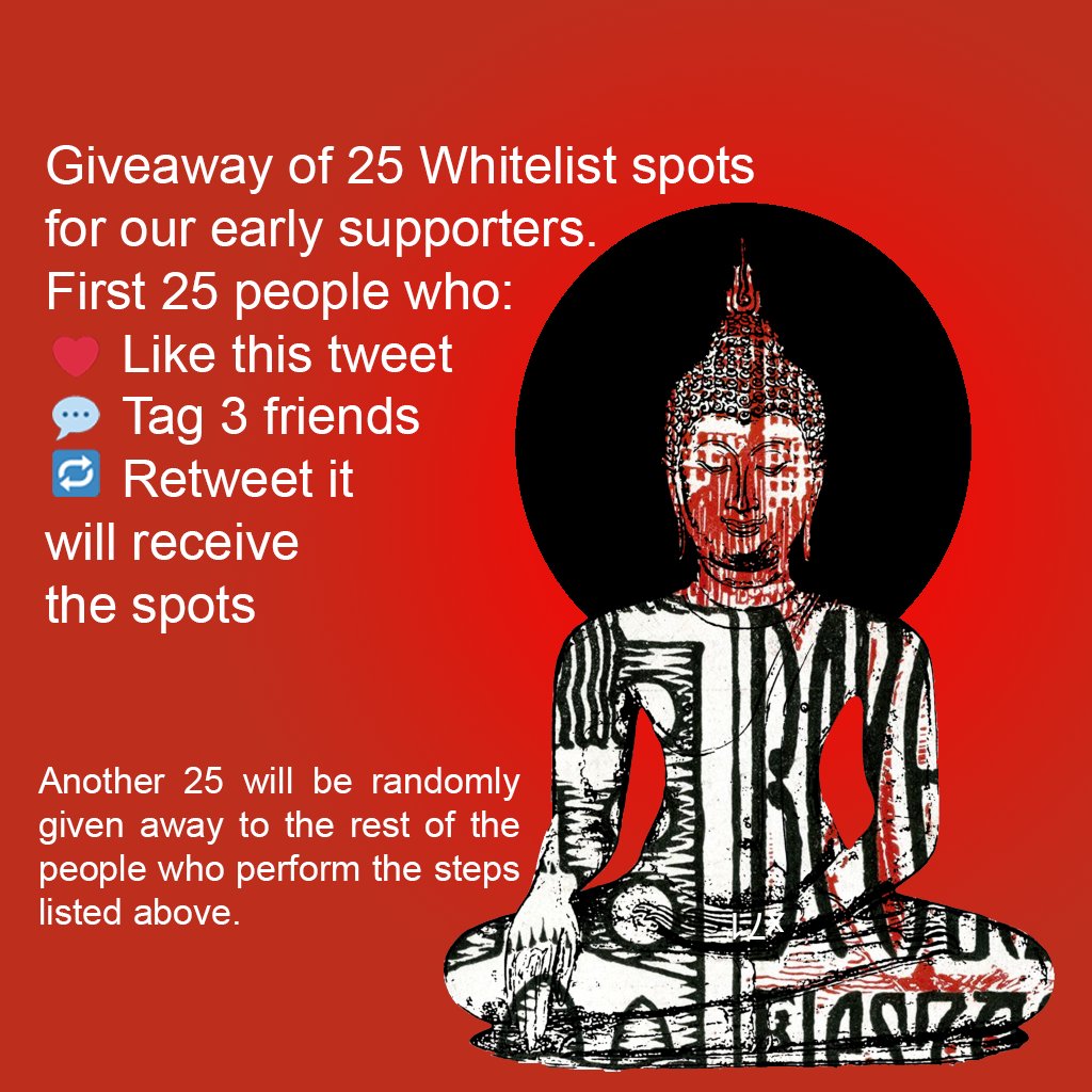 buddha108art's tweet photo. Hello Crypto Family, We have been working hard for a long time to create a space, where everyone can feel welcome and at home. At starting stages of the launch, we need your support.
#NFT #Crypto #Buddha #Giveaways https://t.co/anp1OvQbyv