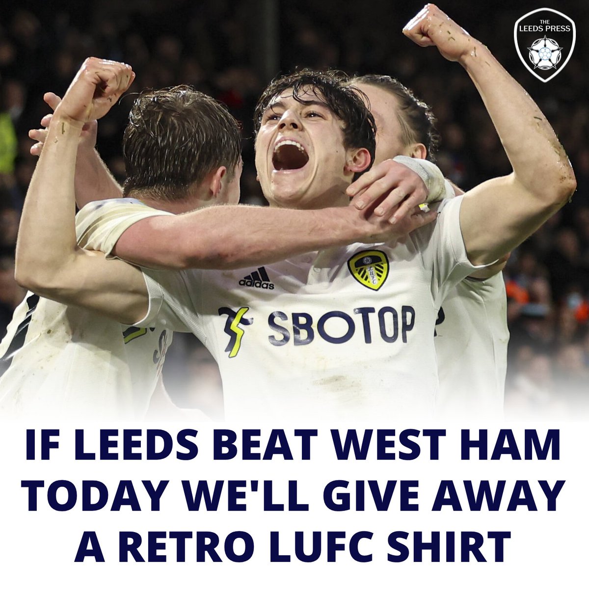 TheLeedsPress's tweet photo. To enter:
1) Retweet this post
2) Follow us @TheLeedsPress
3) Reply and tag a friend

Winner announced at full-time!

Good luck #LUFC https://t.co/2u2bUDWlpR
