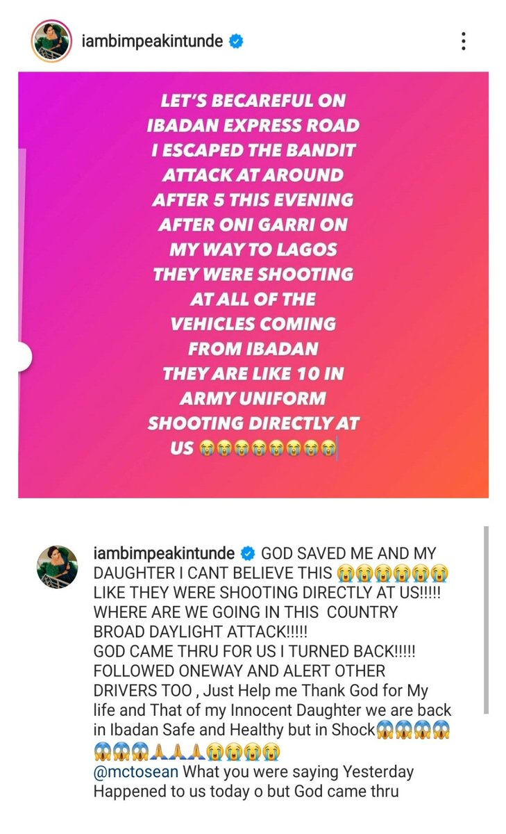 femitiger's tweet photo. Bandits Attack on Lagos Ibadan express way is beginning to increase and nothing seem to be done about it. @NIGERIANPOLICE3 @NigerianPolice @lagosstategov PLEASE TAKE ACTION NOW BEFORE BANDITS TURN NIGERIA INTO ANOTHER AFGHANISTAN https://t.co/CcwYEfW4H8