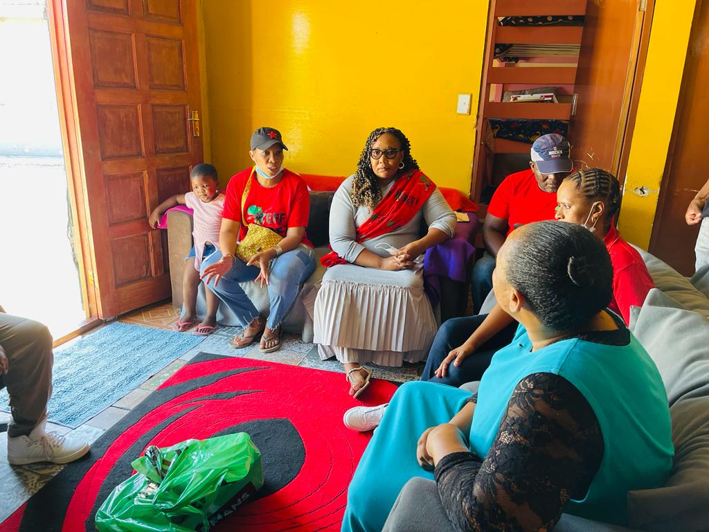 EffWard96's tweet photo. [In Picture] National Chairperson, Cmsr Mente visited Zanokhanyo  Children's Safety Home in Ward 96 Cape Metro. https://t.co/iyQUGkQuhK