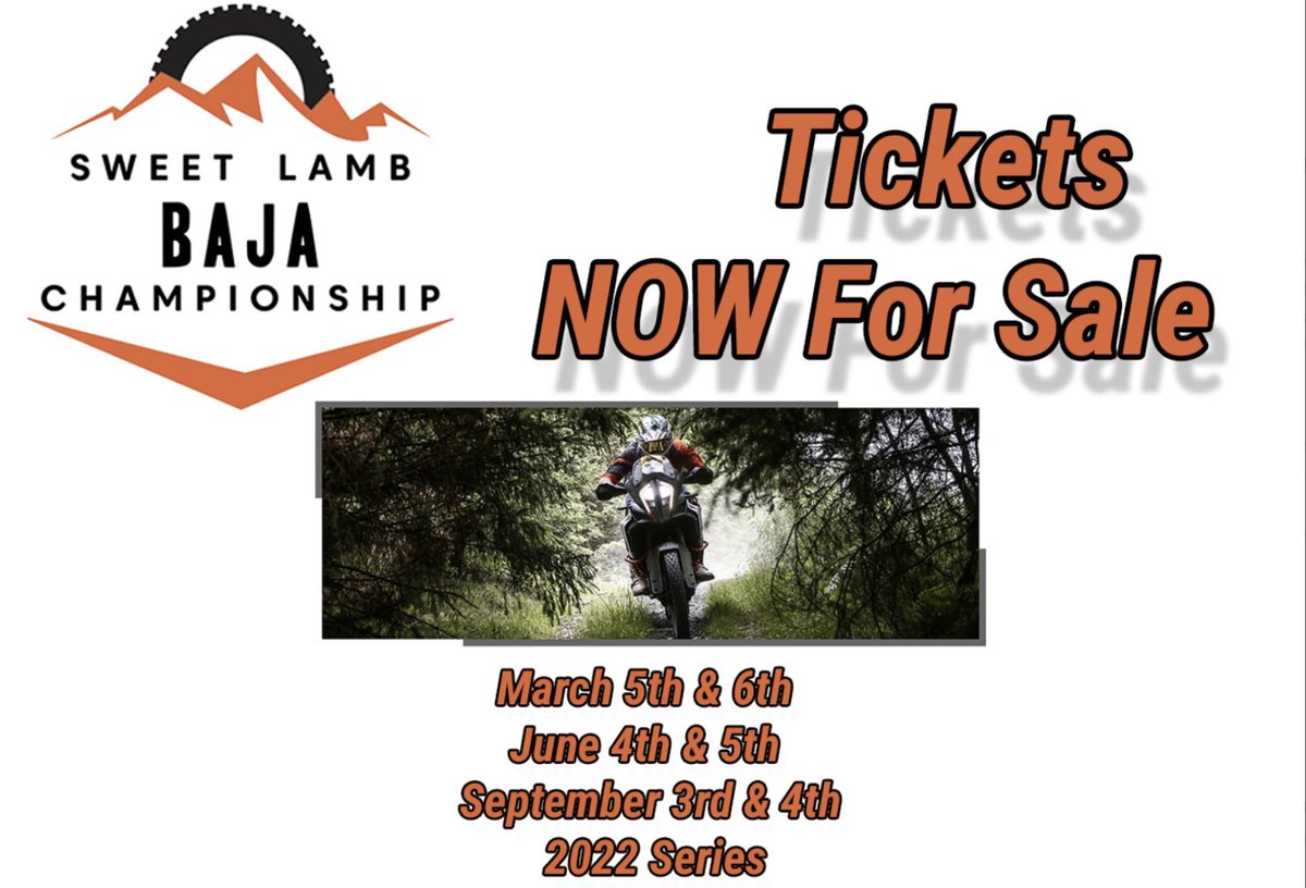 We've been inundated with bookings for our three round adventure bike BAJA championship at Sweet Lamb. We still have some limited availability for our September date, but you'll need to be quick...
bit.ly/3Icx9Sq