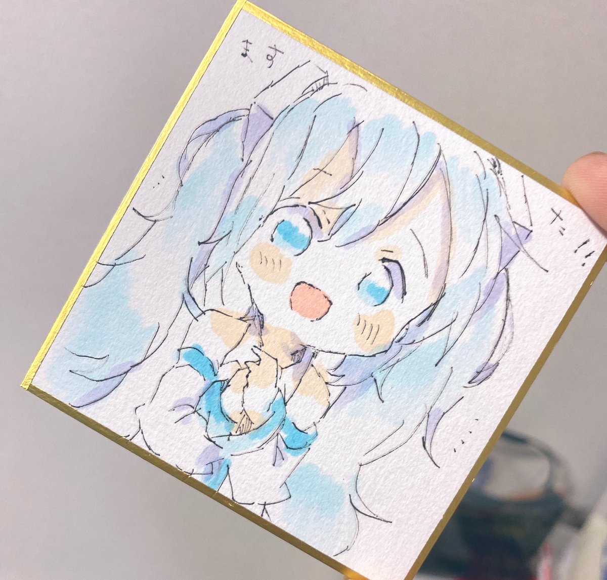 初音ミク 「( '-` ).。♡ 」|sakiのイラスト