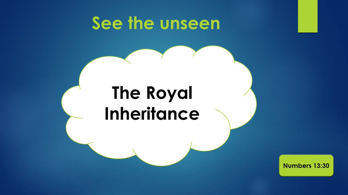 ParkieBaptist's tweet photo. Topic: See the Unseen
Minister: Pastor Ambrose Nyangao
Verse: Numbers 13:25-33
#YearOfTheLords #RoyalInheritance #Royal #Inheritance
Thread 3...
Link: https://t.co/QKIP2HOs4F https://t.co/yNVaHLAUJt