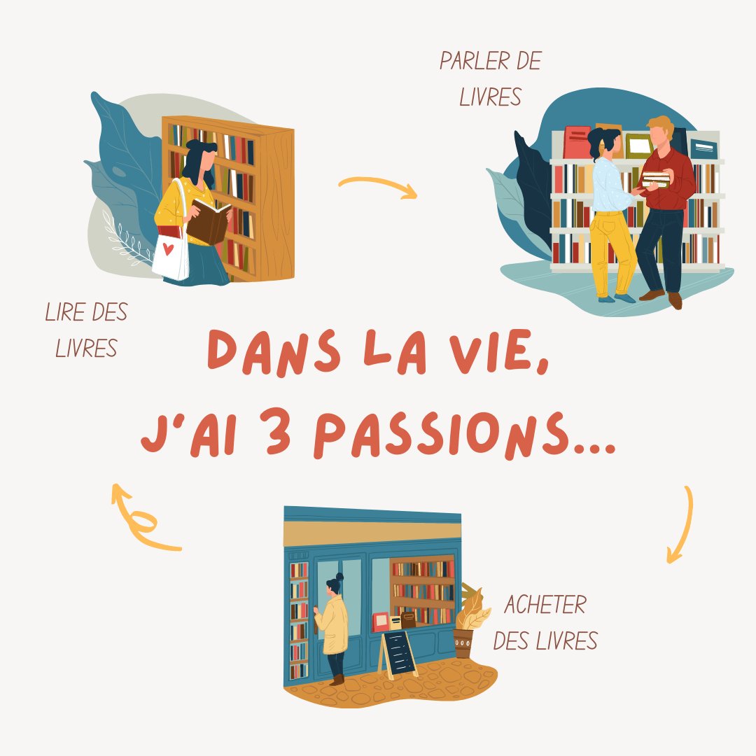 AlbinMichel's tweet photo. Oui oui, il s'agit bien de trois passions différentes. 👀
Et vous, quel est votre plus grande passion: aller en librairie, lire ou conseiller vos livres préférés ? https://t.co/VTICNxpQww