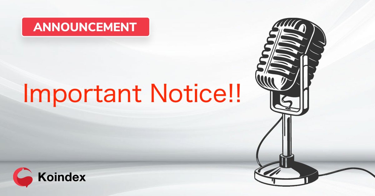 GetKoindex's tweet image. 🇹🇷Reminder -  Notice of Termination of Koindex Deposits/Withdrawals✨
 
When:
1/20/2022 5:59 UTC
 
Balances to ULTOREX:
BTC, ETH, XRP, &amp;amp; USDT
 
KOIN &amp;amp; XEX will swap to XCR and Rights Tokens when ULTOREX launches.
 
For details:
support.koindex.io/hc/en-us/artic…
 
#Koindex $XCR