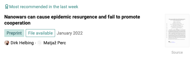 DirkHelbing's tweet photo. #Nanotechnology, #InternetOfBodies, and #AI: In a non-#sustainable world with #technological #convergence, what could possibly go wrong? International #regulation urgently needed!
#CitizenScore #KarmaPolice #autonomousWeapons #targeting #GainOfFunction
https://t.co/noqyxsQtEV https://t.co/QROOBj2eKu