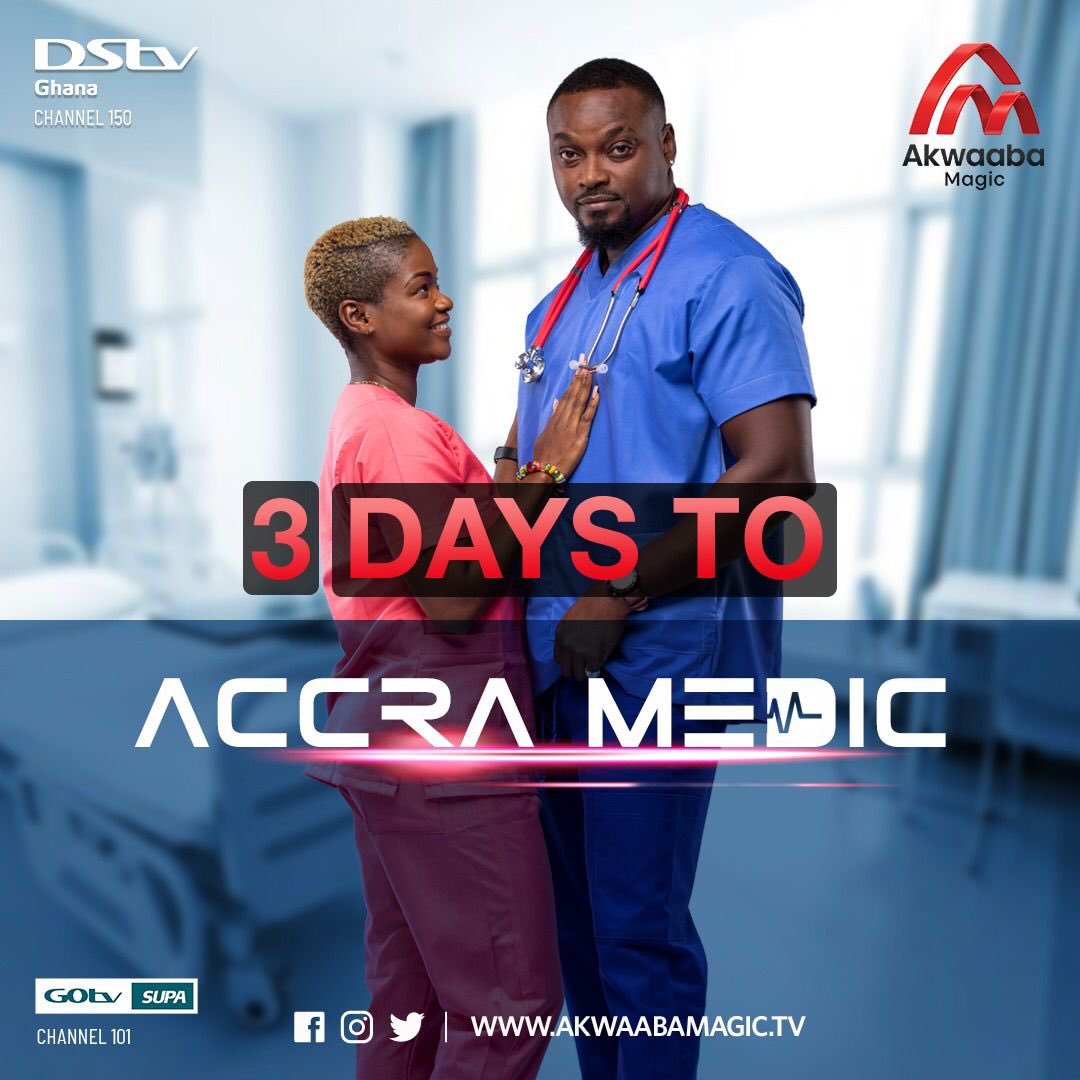 Meet Dr. Elom Vodzorgbe, Head of Paediatrics, the dashing doctor...and Akua Kyere, the compassionate health professional, the nubile nurse...

Don't miss all the drama between these two on #AccraMedic! 

⁣Starts Wednesday 19 Jan, 8:30pm, on <a href="/DStv/">DStv</a> CH 150 and GOtv CH 101

! 🩺💊🏥