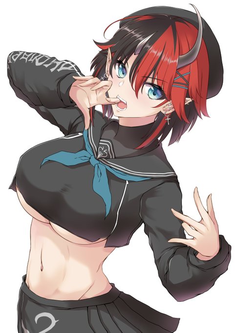 龍ヶ崎リンさん、
可愛くカッコよく描けてきた! 