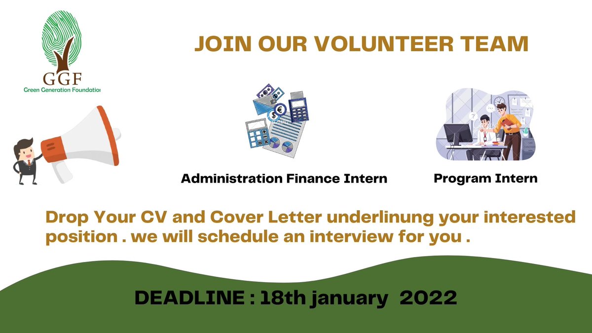 Exciting opportunity!
We are looking for new young emerging talents to join our organization Come work with us and join our volunteer team
Advertised jobs
1. Trainee Program
2. Administrative and Financial Trainee
forms.gle/pur9LSDtKH1vSa…
