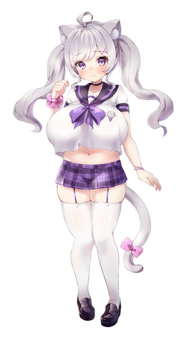 【skeb】vtuberの猫乃しろねさん(@nekonoshirone )からのリクエストで立ち絵を描かせていただきました〜!
リクエストありがとうございました!! 