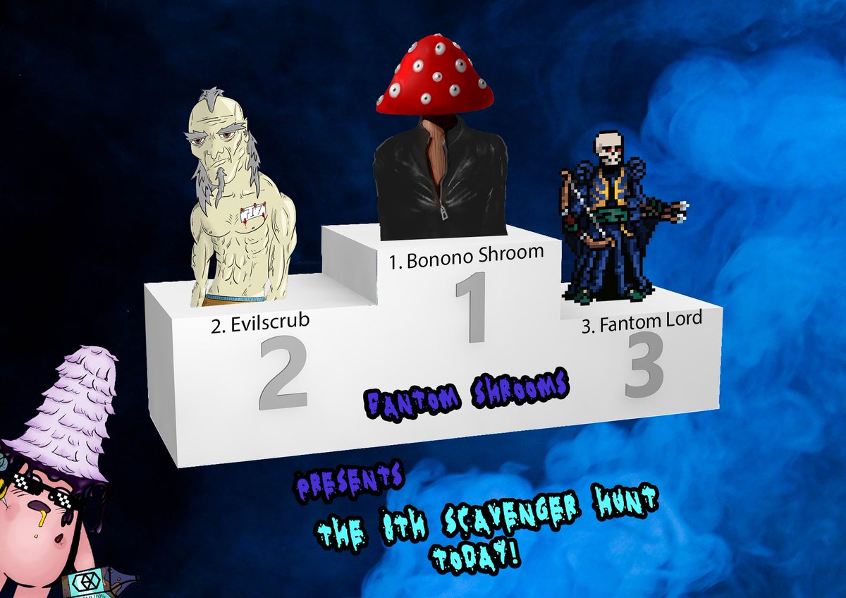 Today's the Day! Our 8th scavenger hunt! These 3 Prizes are for our scavenger hunt:
<a href="/Bononof/">Bonono</a> 
@EvilScrubs 
<a href="/ENRINFT/">⚔️The Sonic Lords 👑</a> 
First 5 gonna get WL for @LostKingdom_FTM as well!
Not only that! There will be a ton of prizes to win at our event today! Event starts at 6PM UTC.