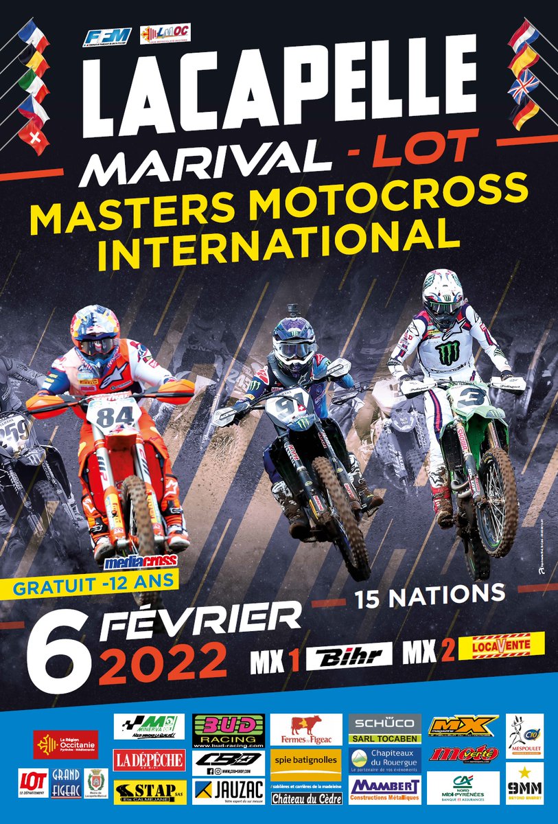 #dimanchesx réservez le 6 fev pour les Masters de Lacapelle, un avant-gout de la saison 2022 !