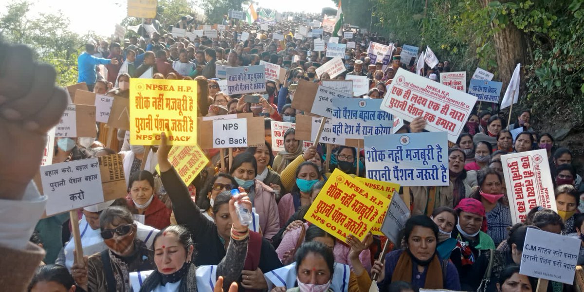 कर्मचारियों की है यही पुकार,
अबकी बार पेंशन वाली सरकार 
#voteforOPS
<a href="/BJP4India/">BJP</a> <a href="/INCIndia/">Congress</a>
<a href="/CMOFFICEHP/">CMO HIMACHAL</a> 
<a href="/jairamthakurbjp/">Jairam Thakur</a>
<a href="/ianuragthakur/">Anurag Thakur</a>
<a href="/aajtak/">AajTak</a>
<a href="/ndtvindia/">NDTV India</a>
<a href="/JPNadda/">Jagat Prakash Nadda</a>
<a href="/iSureshBjp/">Suresh Kashyap</a>