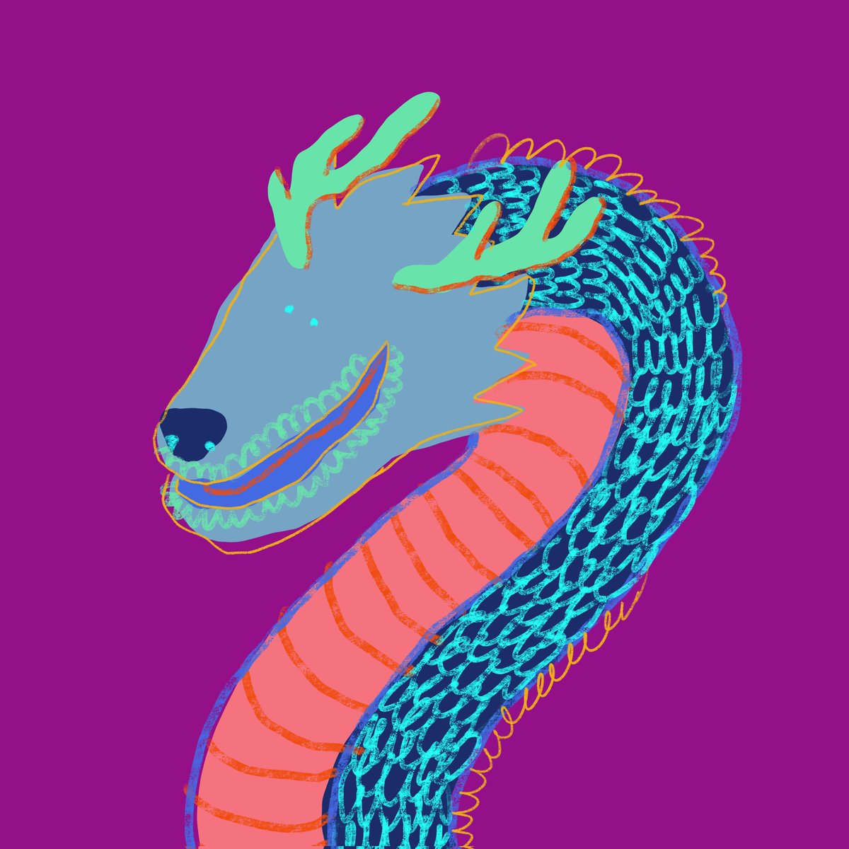 Got this 1/1 cute Blue Dragon by <a href="/Berbrain_/">berbrain.tez (Bernandi Desanda)</a> (my 1st 1/1 ever)
I think I started to know his works when he had a exhibition in Yogyakarta
objkt.com/asset/KT1Cpcjz…