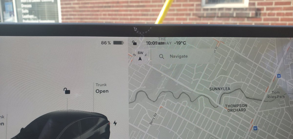 Tesla876's tweet photo. @DriveTeslaca 2022 model Y heat struggling in -19 
Just blowing warm air second update installed..fingers crossed 🤞🏻.. https://t.co/B5DEZvSryy