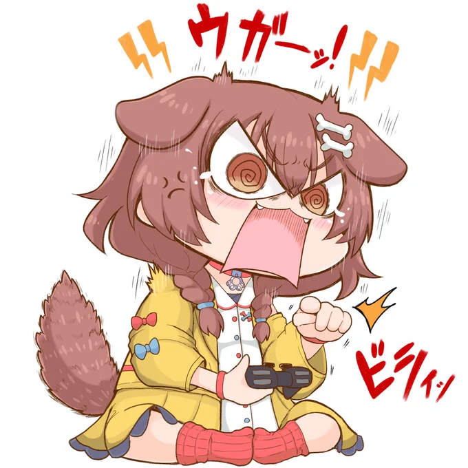 これはゲームでミスしたのを
『ほらぁっ!!リスナーさんがやいのやいの言うから!ばがぁっ!!』
と、怒るころさん
#できたてころね 