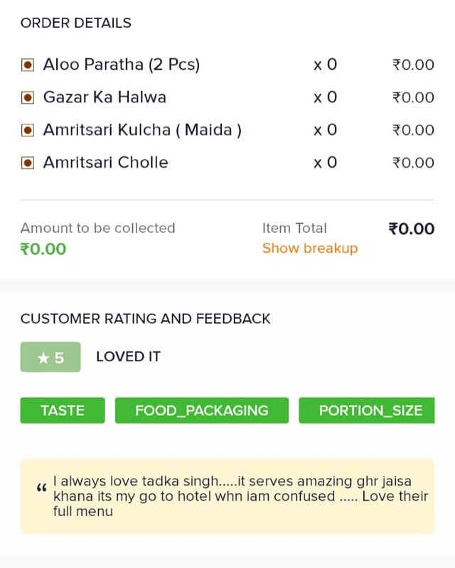 TadkaSingh's tweet photo. Feedback like this makes our day during these tough times.. thank you for the love ππΌβ¨
#FeedUsBack https://t.co/zYpIepOsOX