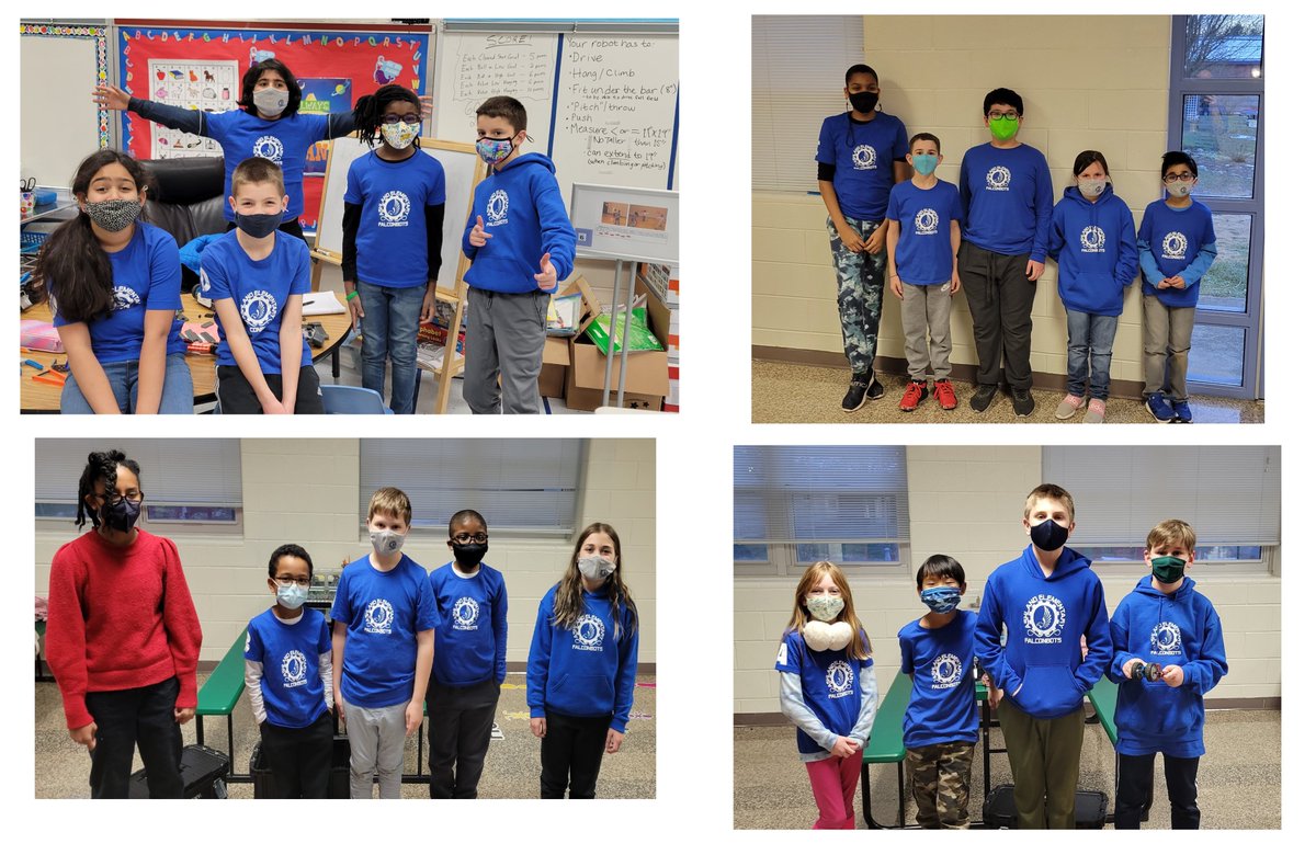 ALESFalconbots's tweet photo. Falconbots looking sharp - getting ready for their first competition! #AshlandSOAR #AshlandRobotics https://t.co/c0IJEcXbC5