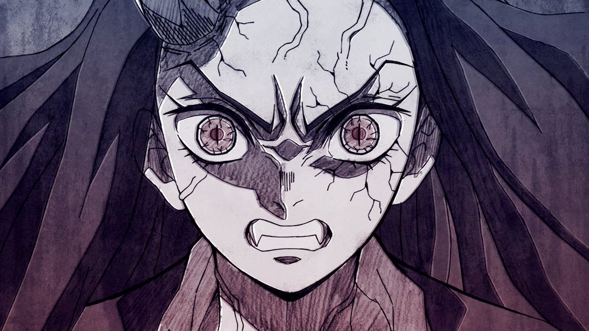 Kimetsu no Yaiba персонажи перерисованные в демонов
