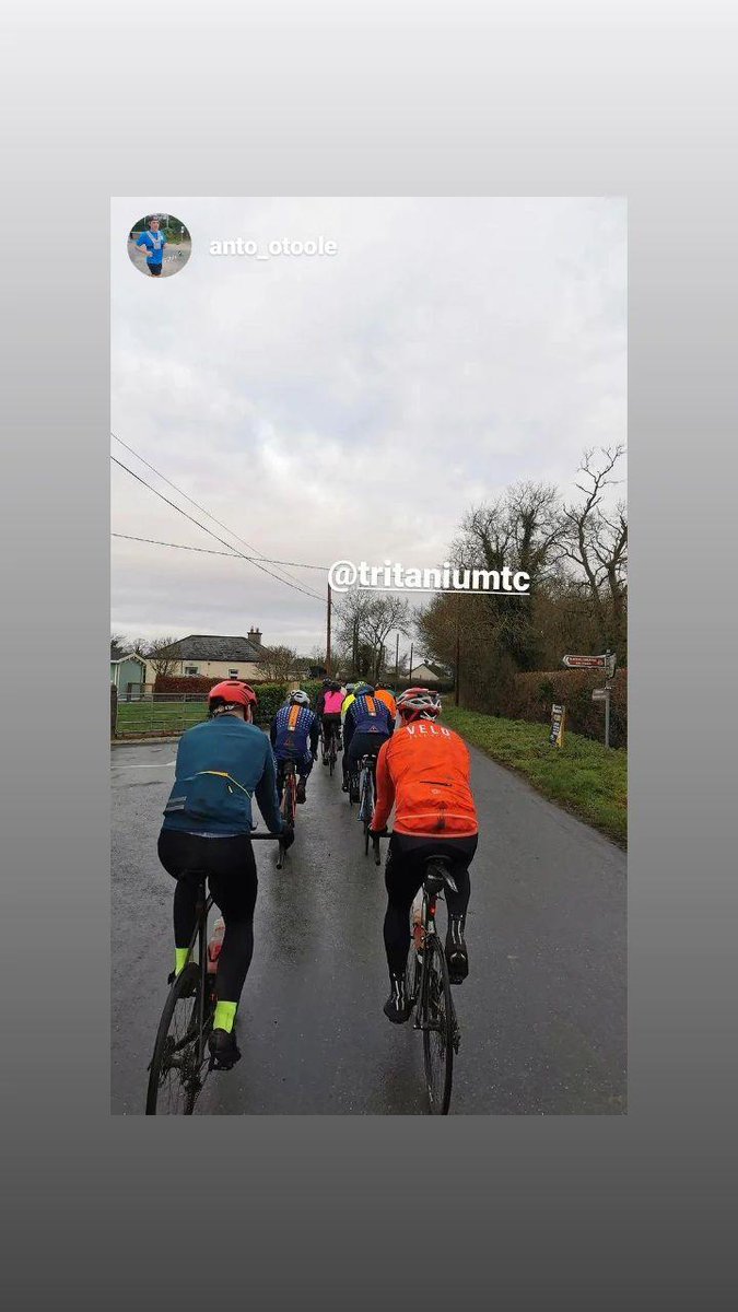Great TriTanium Sunday group spin this morning. The sun was shining 🌞😎, the coffee ☕ was hot and the cake 🍰 was tasty. #Triathlon