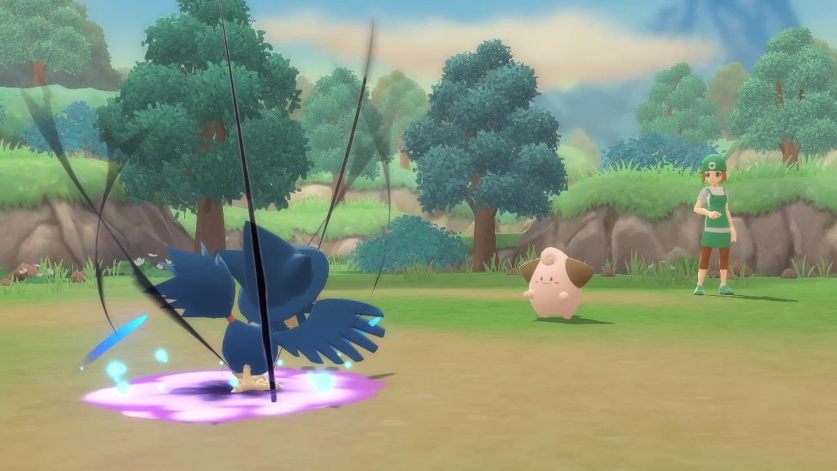 Darikyun's tweet photo. (1 of 2)
#Screenshot #Frames of #Murkrow using Nightshade! So Cool & Beautiful!
#Pokémon #PokemonMove #PokemonBrilliantDiamond #PokemonShiningPearl #PokemonBDSP #NintendoSwitch https://t.co/1niv9vG9Vr