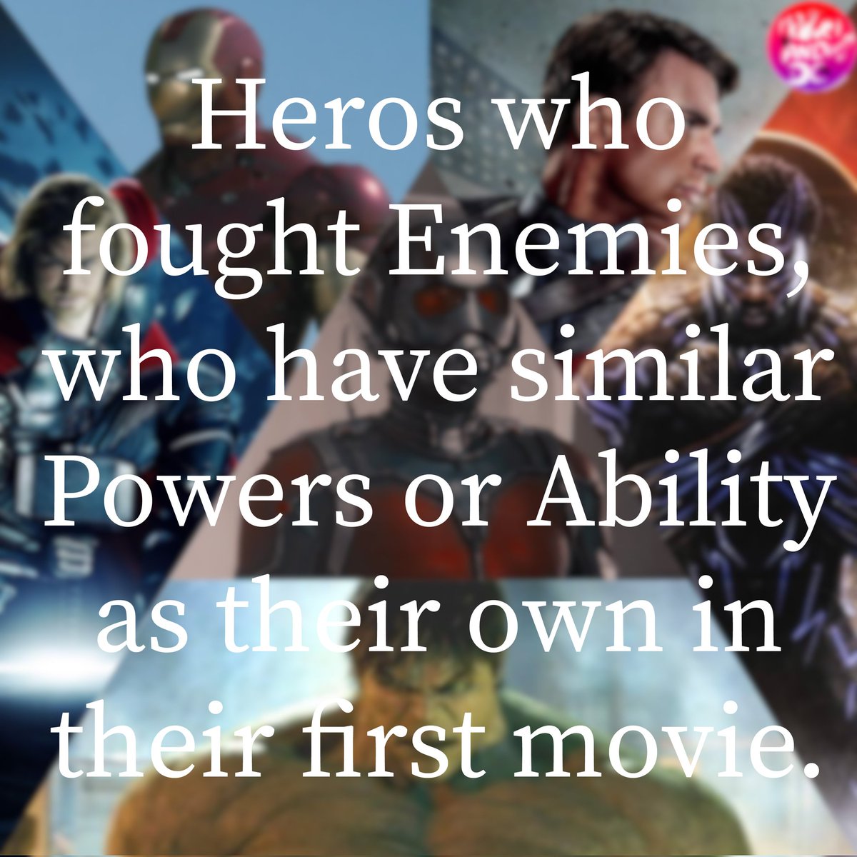 madfian's tweet photo. Heroes who fought #enemies who have similar #powers or #abilities as their own in their first #movies 

#heros #ironman #killmonger #captainamerica #redskull #thor #laufey #hulk #abomination #antman #yellowjacket #blackpanther #goldenjaguar #marvelanddcfamily #mrmarvelanddc https://t.co/NWRcoXov41