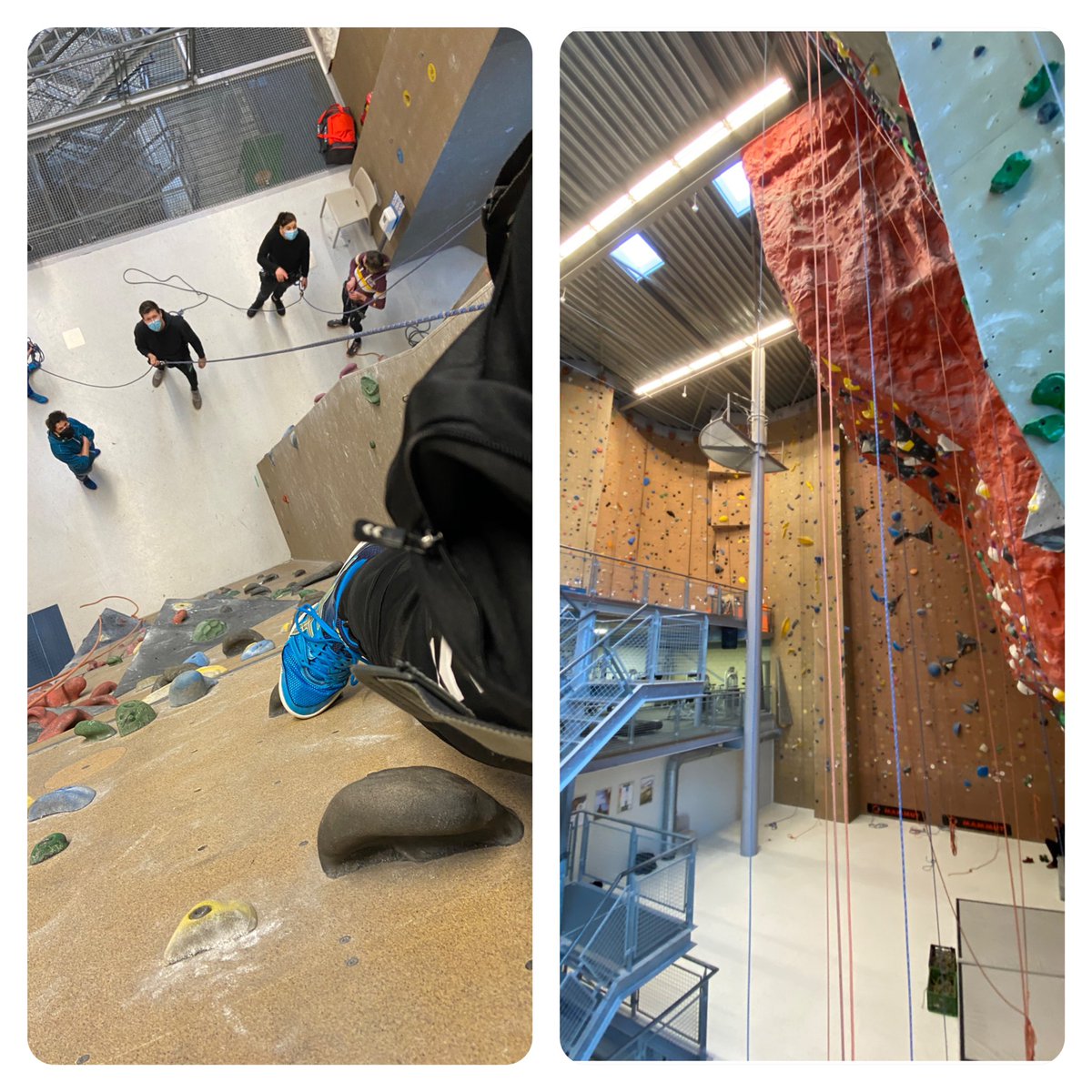 mveldhuis76's tweet image. Vandaag geklommen met z’n vieren. Wat was dat gaaf zeg! Ik voel mijn vingers en onderarmen nu wel goed😊 morgen spierpijn… smaakt naar meer! #klimmen #Arnhem @MountainNetwork #klimhal