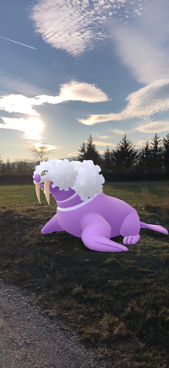 Mausmaus1976's tweet photo. Na das hat eine tolle Farbe 🥰✨💖
Beim Mittagessen holen mit Erwin für Glückstausch getroffen 🤗✨ Pokedex wächst 😎
Mein drittes 💯 #Seemops war im Rauch, komplett gepuscht 😊
#PokemonGOCommunityDay #PokemonGO #GOsnapshot https://t.co/w2wKncmPZL