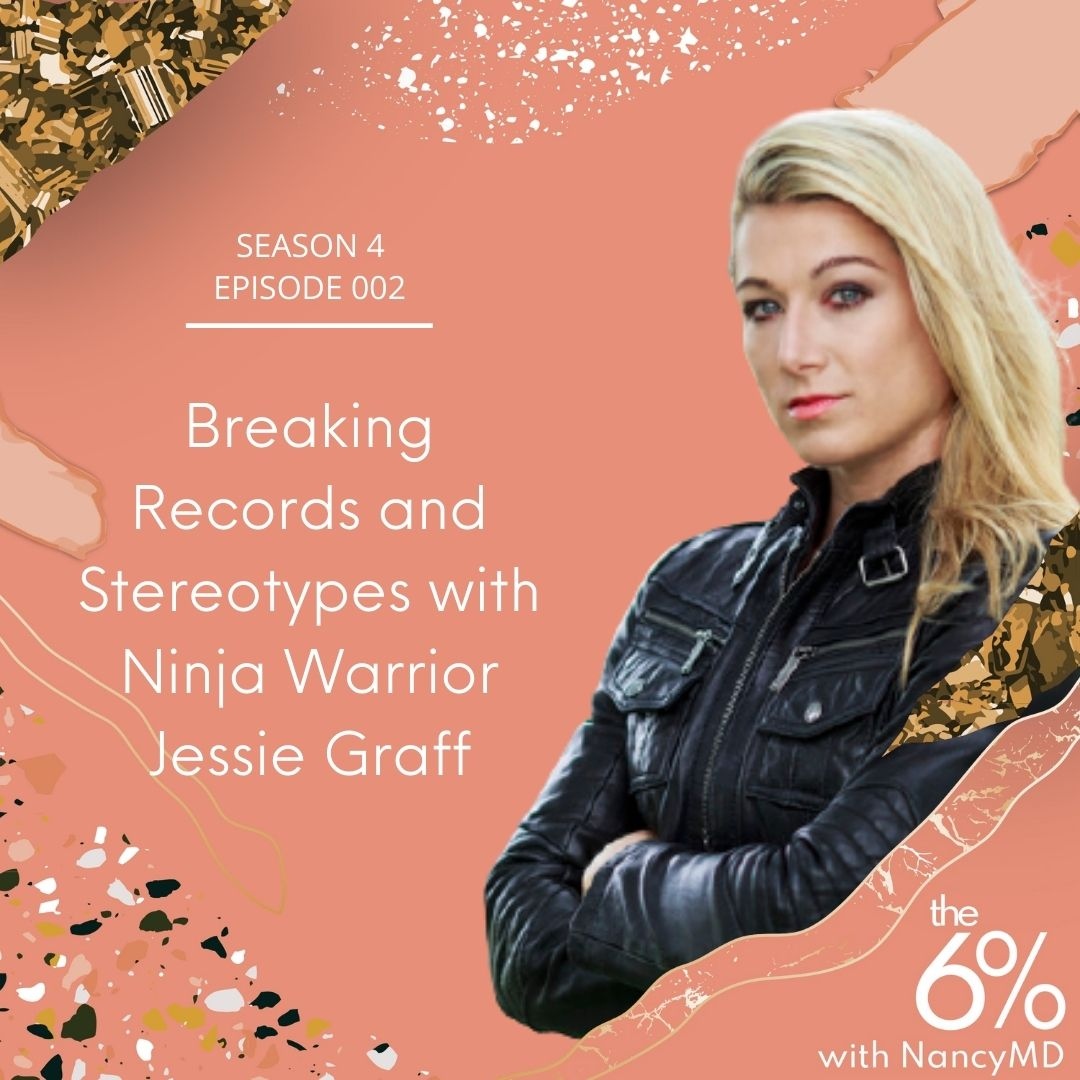 _NancyMD's tweet photo. Launching tomorrow! Season 4, Episode 2 with Jessie Graff @JESSIEgraffPWR, Stunt girl, Ninja Warrior, and modern-day Wonder Woman. Listen here: https://t.co/NRHSM8K8xh
#the6percent #nancymd https://t.co/ZfUSqWTog1