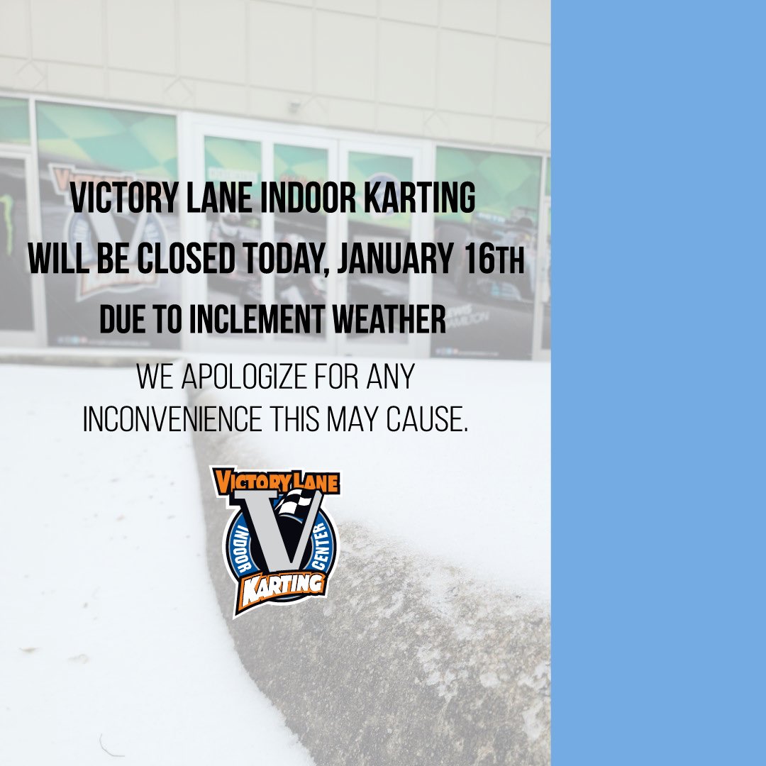 We will be CLOSED today, January 16th due to inclement weather. 

#snowday #charlottenc #closed