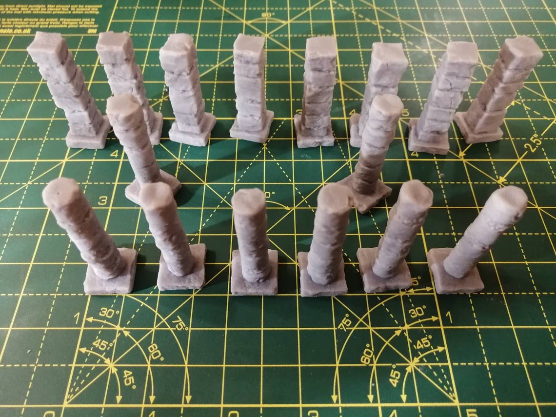 warfigure's tweet photo. Set of 8x 50mm (2") Columns | Temple Pillars | Square or Round by warfigure https://t.co/tASCD7bEwt via @Etsy 
*best* quality prints 🎲⚔️♟ by @warfigure
💰save 25%💰with January sale minis
Create your #ownnarrative &amp; #bettergameboard #tabletop #Frostgrave #Malifaux #DnDminiature https://t.co/Whnt9NqQIU
