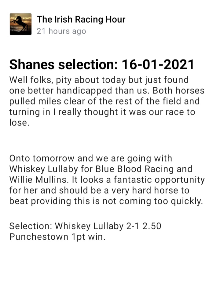 The Irish Racing Corner tweet media