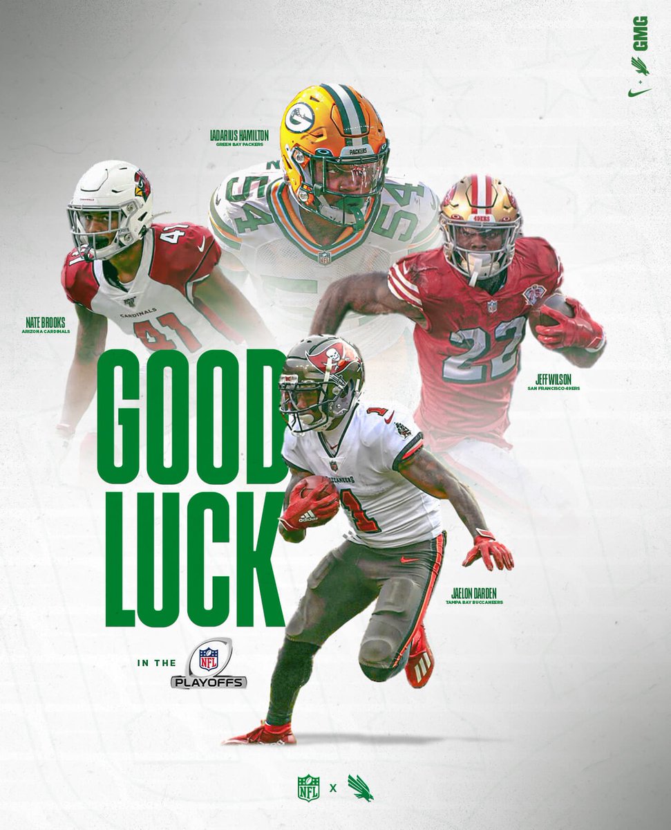 MeanGreenFB's tweet photo. The road to the 𝗦𝘂𝗽𝗲𝗿 𝗕𝗼𝘄𝗹 is underway 🏆

🏈 @JDFlash1x
🏈 @king_hamilton2
🏈 @jeffwilsonjr
🏈 @six1nateyB 

#GMG x #NFLPlayoffs https://t.co/0m56m4syxZ