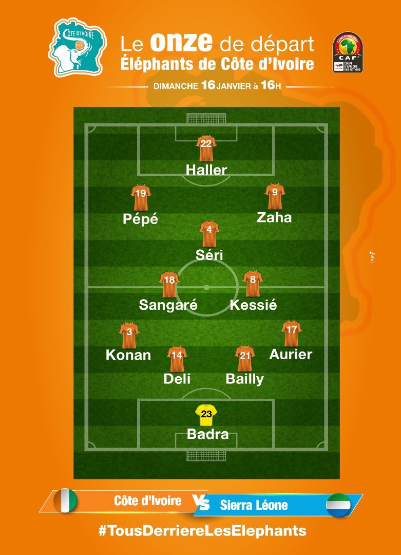 ⭐️⚽️ مشاهدة مباراة ساحل العاج x سيراليون بث مباشر اليوم 
رابط المباراة 👇
bit.ly/3FAlV8N
سيراليون x ساحل العاج 🔥 
كوت ديفوار ❌ سيراليون
 كأس أمم أفريقيا  »🏆
كمبيوتر 📺 + جوال 📱 HD 
توقع
#سيراليون = تفضيل
#ساحل العاج = رتويت