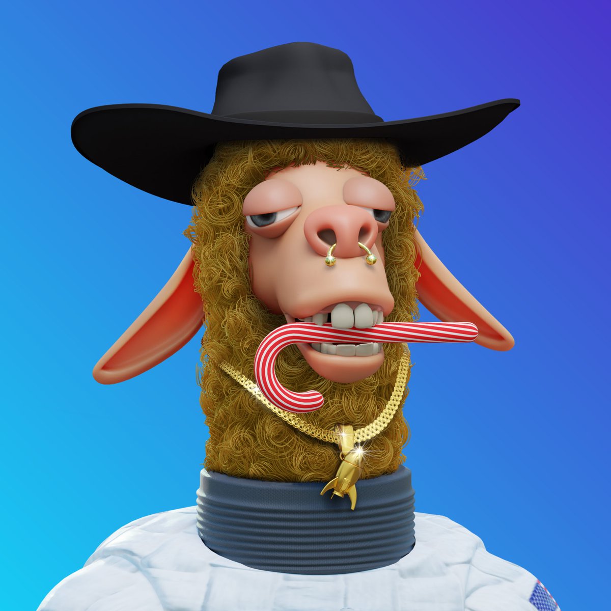 LaidBackLlamas's tweet photo. Laid Back Llama #5419 aka Space Cowboy just sold for 3.99 ETH 🚀 #LBL 

⛵️ https://t.co/E1N44MyJdR https://t.co/t4ulpzEjYc